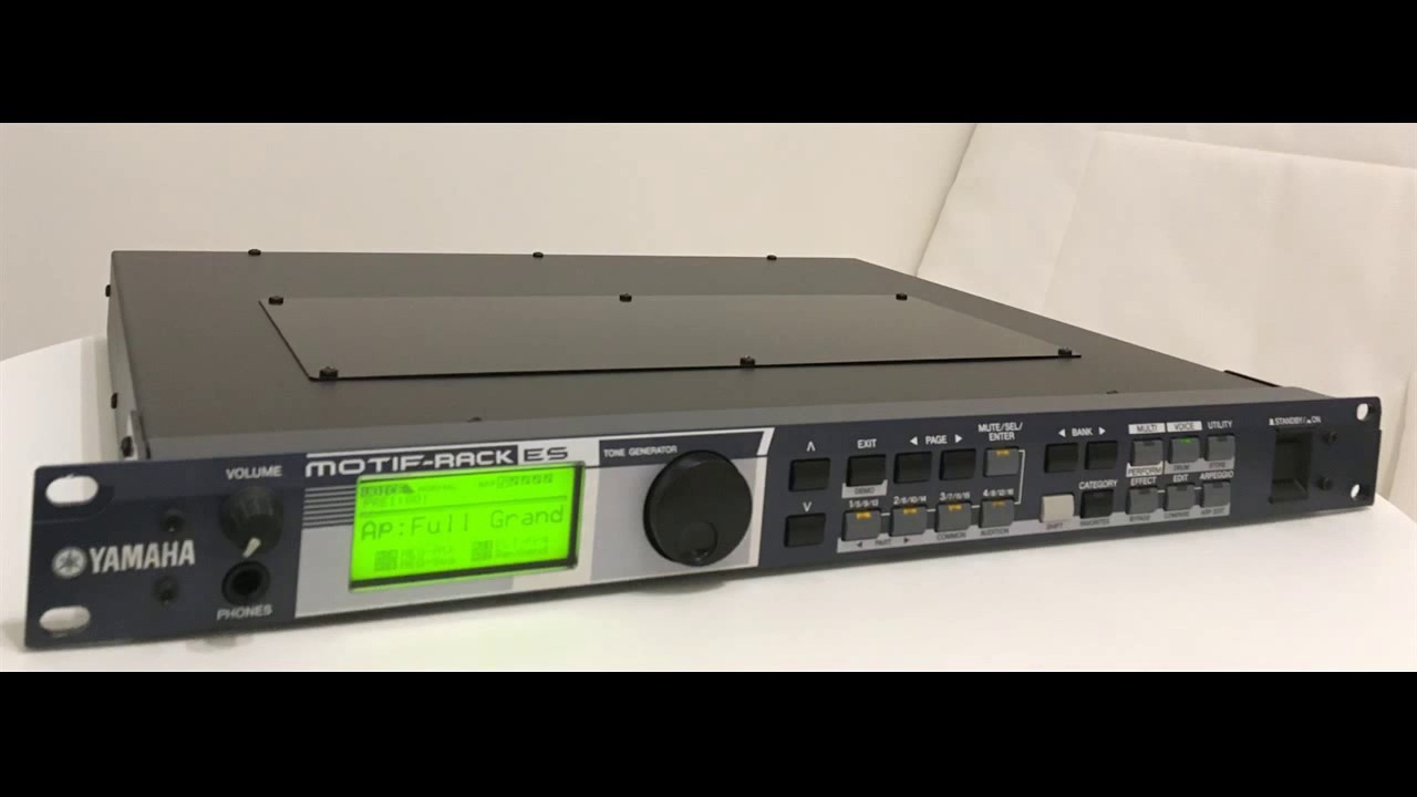 Yamaha Motif Rack ES (2003) - YouTube