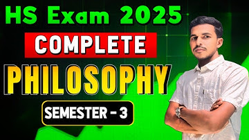 WBCHSE Class 12 Philosophy Semester 3 Complete Revision 2025: Top MCQs for Exam Success 2025