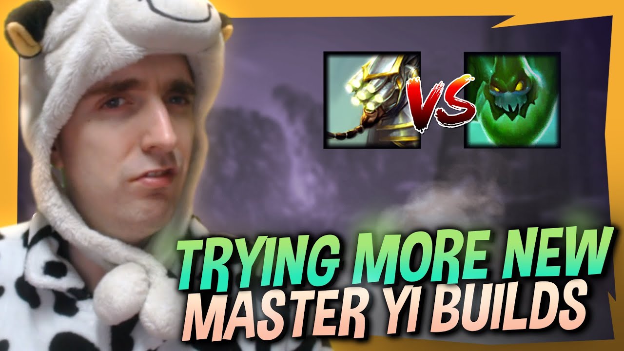 Trying Out Some More Master Yi Builds With Kraken Slayer Cowsep Gaming Youtube