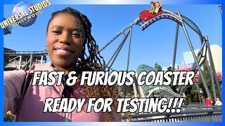 Fast & Furious Hollywood Drift Coaster Begins Testing Soon! Universal Studios Hollywood and Jaws 50!
