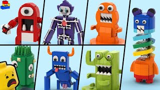 Building NEW Garten of Banban bosses out of LEGO Part 4: Cyclopus, Snappy Cow, Skelly Agni, and more