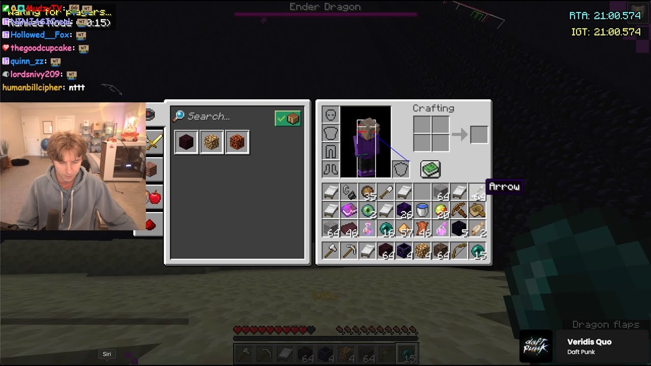 Purpled Vod: On infume's life WE are ALL hitting netherite