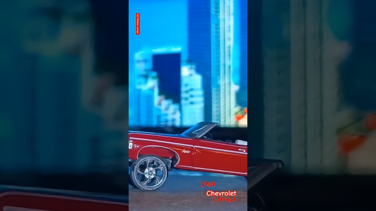 1969 CHEVROLET IMPALA CONVERTIBLE x Johnny Lighting 
