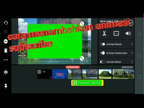 Cara menambahkan animasi  subscribe dgan sangat mudah  