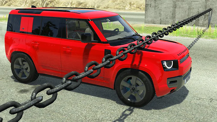 Cars vs Chain #6 – BeamNG.Drive