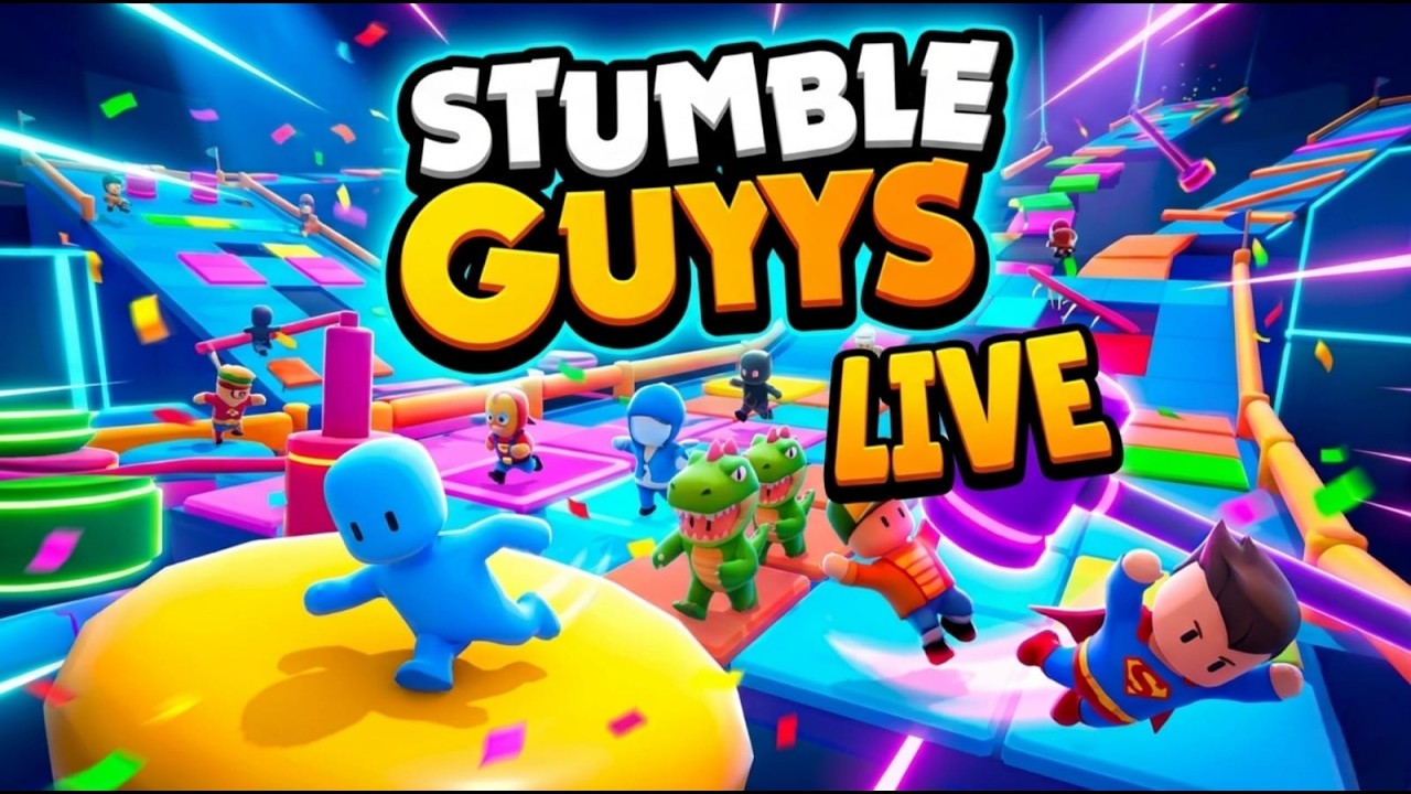 Stumble Guys LIVE | Let’s Push Rank & Win Some Crowns 👑 #aryaverse #stumbleguys