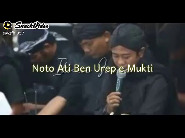 Sing sabar..  Noto ati ben urip e mukti class=