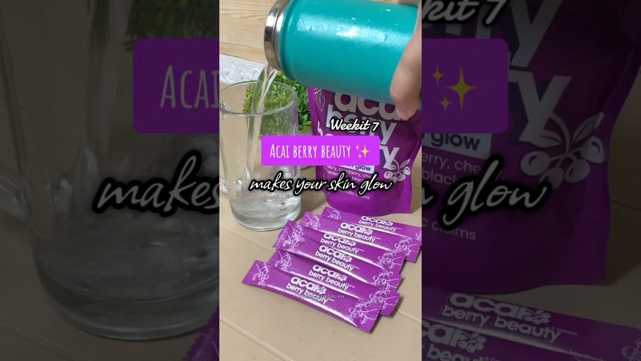 Stop drinking unhealthy drinks and switch to acai berry beauty juice. 💜 