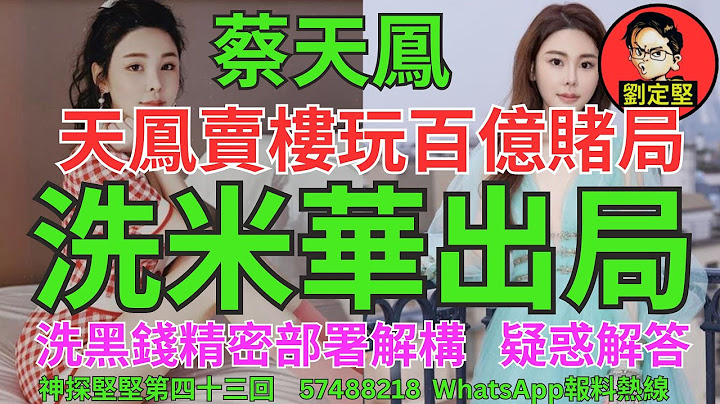 蔡天鳳洗米華出局。奇案系列48