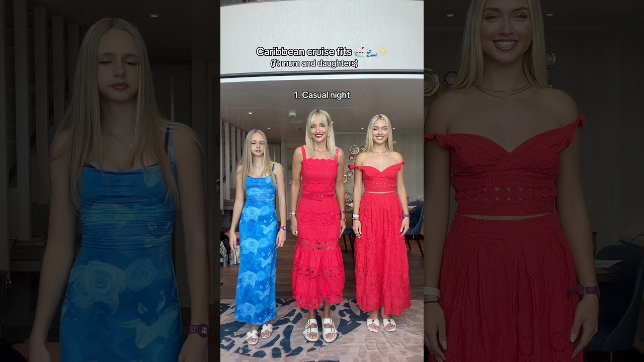 Your next cruise inspo ideas ✨ @m@masha_eklof5Roy@RoyalCaribbeanmanddaughter #cruiseoutfits