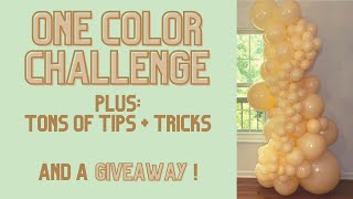 Balloon Garland Challenge | New Balloon Technique | Tips + Tricks for Balloon Artists