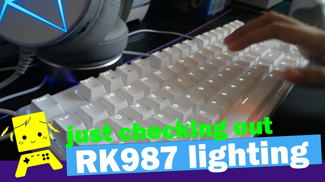 RK987 Royal Kludge Keyboard Light Effects YouTube