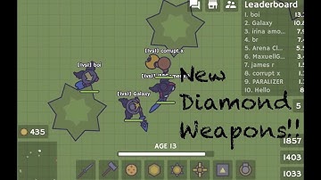 Moomoo.io Update!! (Repeater Crossbow+ Diamond Weapons)