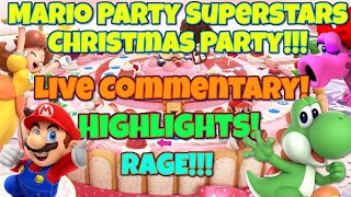 Daisy, Mario, Yoshi, and Birdo play Mario Party Superstars! (Highlights, Commentary, and RAGE!)