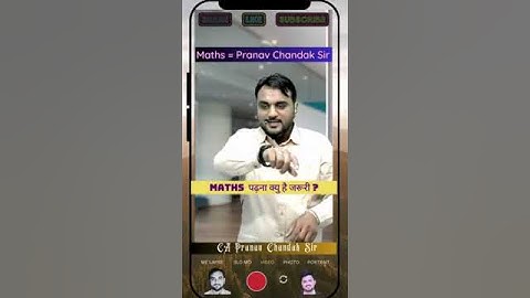 दुनिया मे हर जगह MATHS हैं | और PRANAV SIR हैं तो MATHS से आसान कुछ नहीं | #maths #shorts