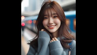 AI Girl 4K LookBook smile collection 5