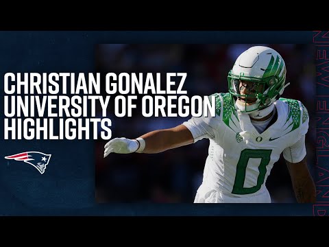 Christian Gonzalez College Highlights, Oregon, CB | New England Patriots 2023 NFL Draft Pick