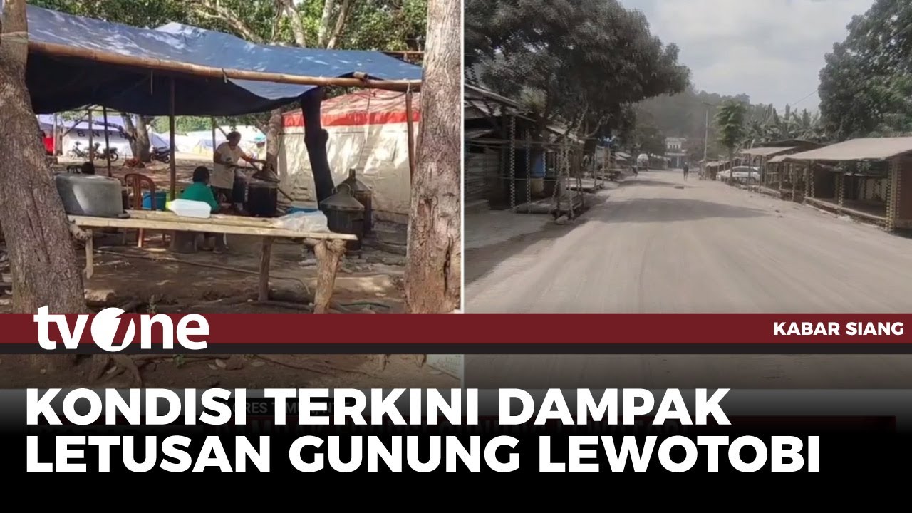 Dampak Erupsi Gunung Lewotobi, 3 Bandara Ditutup Sementara | Kabar Siang tvOne