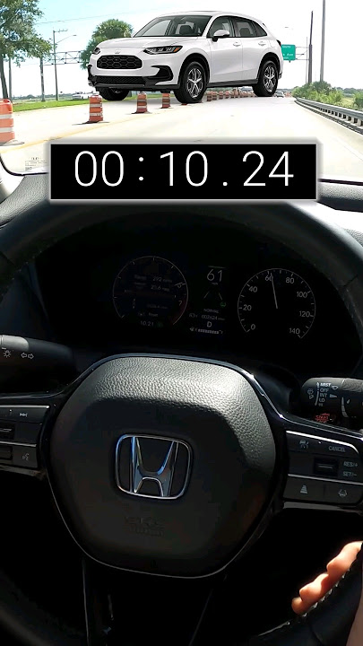 2024 Honda HR-V EX-L 0-60 Test | 2.0L 4cyl NA | CVT | FWD | 158hp | 138 lb-ft | 26/32 mpg #shorts