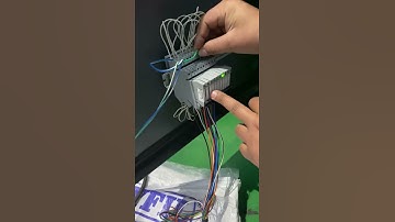 Relay Testing and wiring with Panasonic PLC for IIOT Solution with Injection molding machine