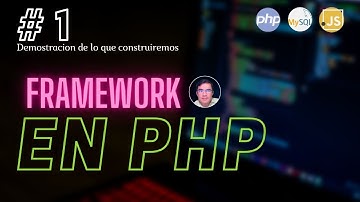 #1  ✅Como desarrollar un mini framework en php MVC  - Demostracion de lo que construiremos