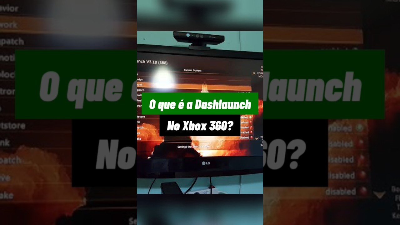 Dashlaunch no Xbox 360. 