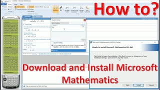How to download and install software Microsoft Mathematics for Windows 10 screenshot 1