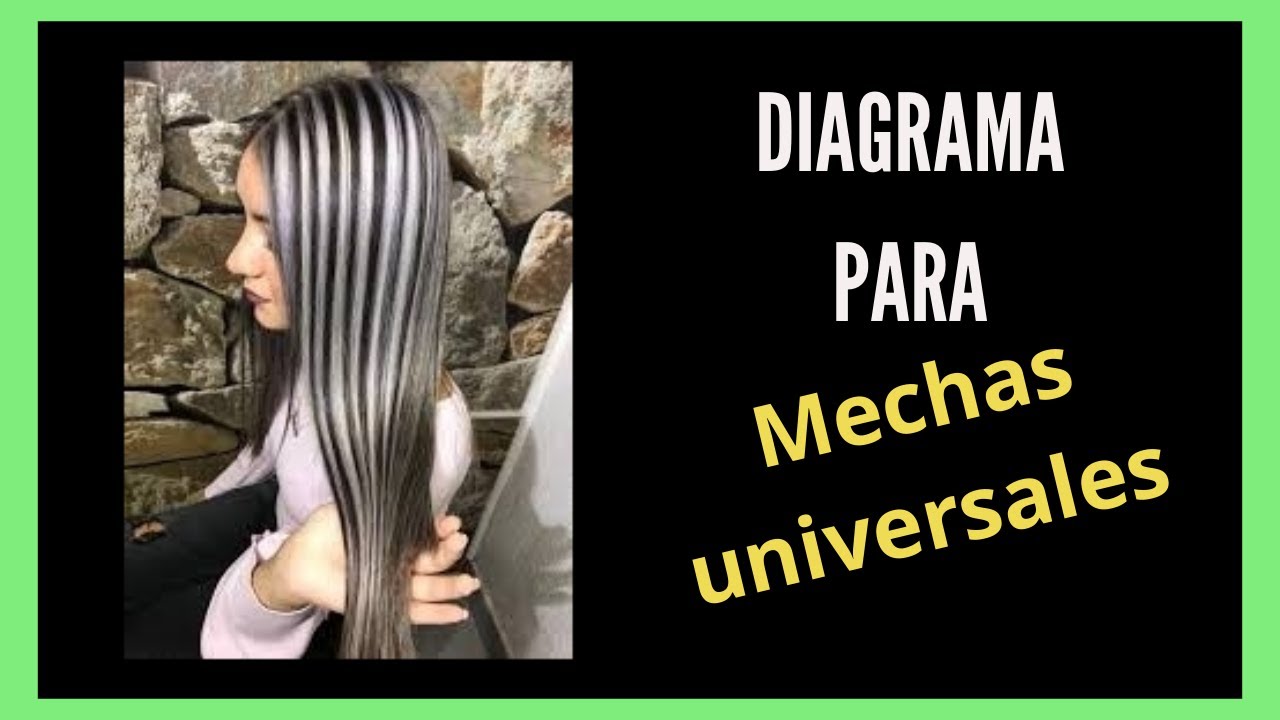 Mechas Universales ? DIAGRAMA {Paso a Paso} 2021 - YouTube