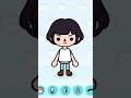 part 3: Toca Boca Avatar cool girl 🖤(untuk pemula) #tocaboca #tocalifeworld #tocaavatar #tocashorts