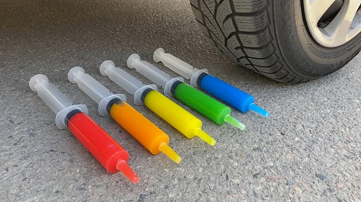 Crushing Crunchy & Soft Things by Car! EXPERIMENT: CAR vs GIANT COCA COLA, FANTA, MIRINDA BALLOONS