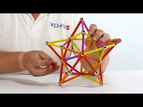 Tutorial - Geomag Classic - 93 pcs - 100% Recycled Plastic - ITEM 273