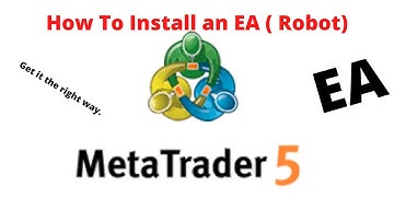 How To Install MT5 Robot (EA) in 2021 & 2022 ( The fastest way)