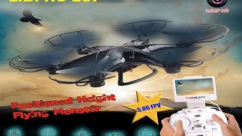 LiDi RC L6W WIFI 4CH 6 Axis Gyro RC Multicopter with 2.0MP HD Camera