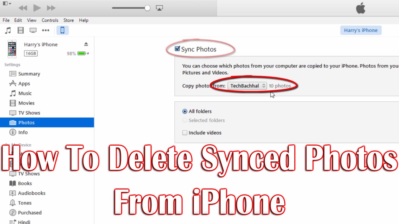 How To Delete Undeletable Photos On iPhone - YouTube