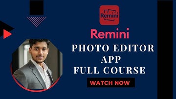 Remini Full course | How to use remini | photo ko hd kaise banaye | Haidar Guru