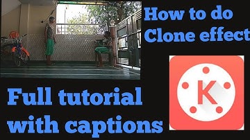 Clone effect\ Double role | Full Tutorial | Kinemaster Tutorials
