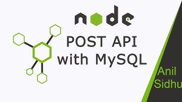Node JS Tutorial #50 POST API with MySQL