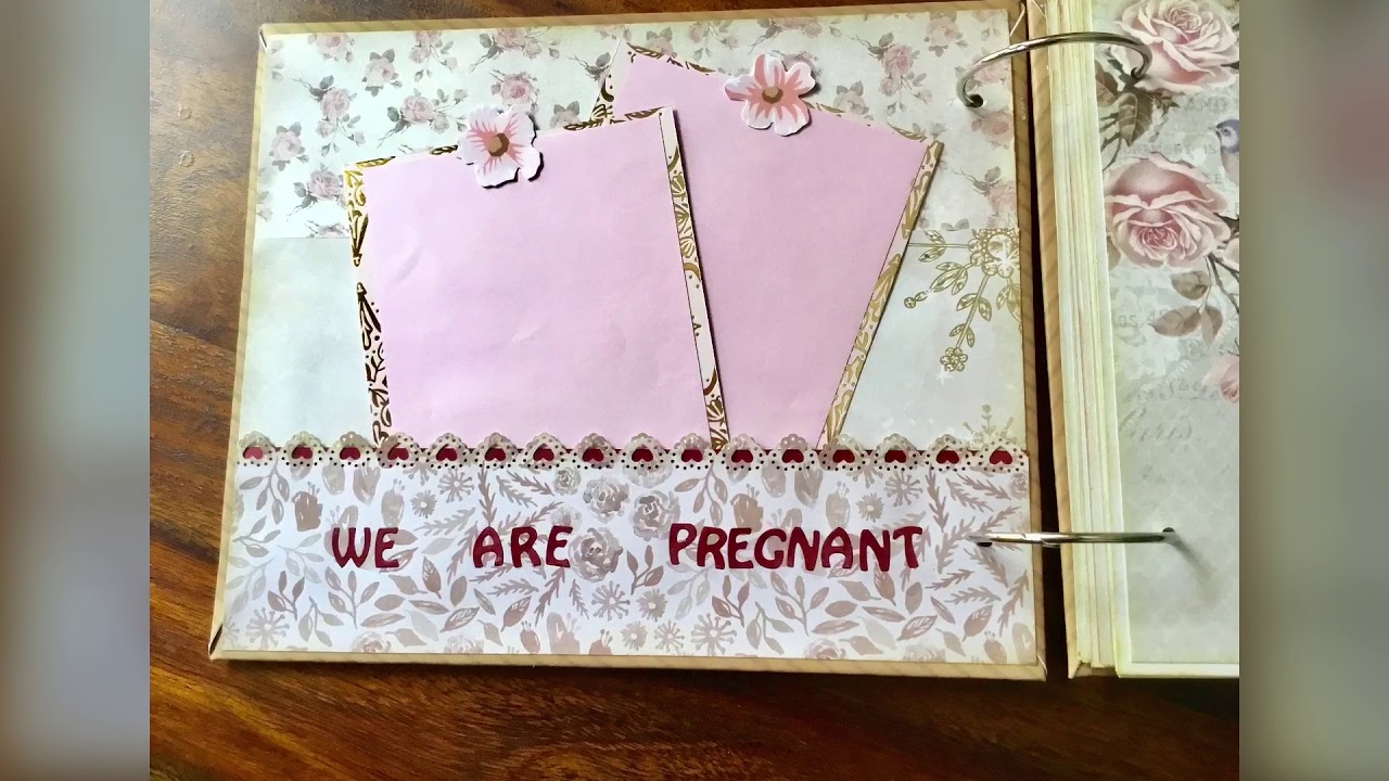 Pregnancy scrapbook by Scrapbookist YouTube