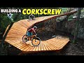 I built a huge corkscrew at the next 1 downhill bike park in the us