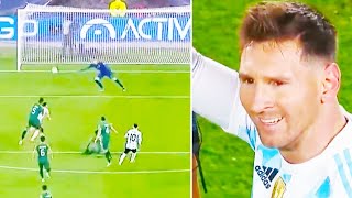 MESSI DESTROYS RIVALS FOR ARGENTINA for fun! Leo&#39;s hat-trick