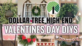 6 DOLLAR TREE DIYS | VALENTINE'S DAY 2021 | FARMHOUSE HIGH END FOR CHEAP!!