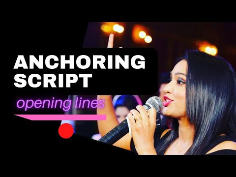How To Start Anchoring In Any Event? Emcee Script / Opening Lines ( Best Anchoring Tips )