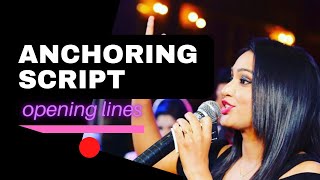 How To Start Anchoring In Any Event? Emcee Script / Opening Lines ( Best Anchoring Tips )