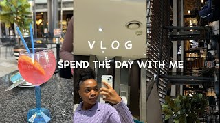 VLOG | MY VERY FIRST YOUTUBE VIDEO | SPEND THE DAY WITH ME , LUNCH WITH A FRIEND , GROCERY HAUL 🛒🩷