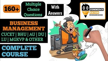 165 Business Management MCQ With Answers  || Complete Course || BHU B.com & M.com Entrance