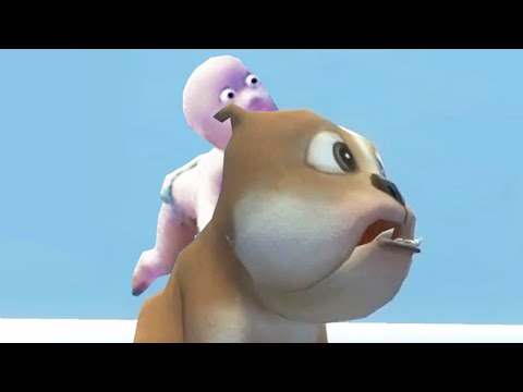 BABY RIDING A DOG! (Who's Your Daddy)