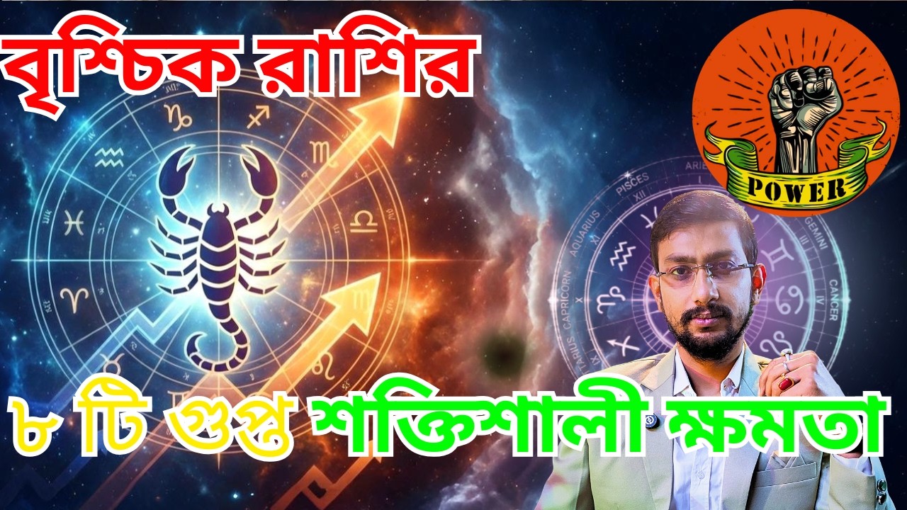 বৃশ্চিক রাশির ৮টি গুপ্ত শক্তিশালী ক্ষমতা | 8 Hidden Powerful Abilities of Scorpio | Brischik |