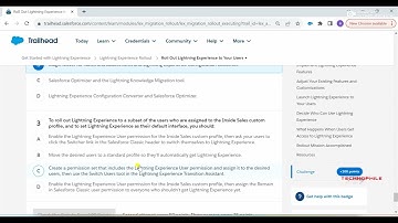 Salesforce Trailhead - Roll Out Lightning Experience to Your Users #salesforce #trailhead