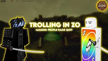 Making People Rage Quit Ft.Naz (ZO Trolling) #1...(Roblox ZOぞ) (Roblox Malaysia)