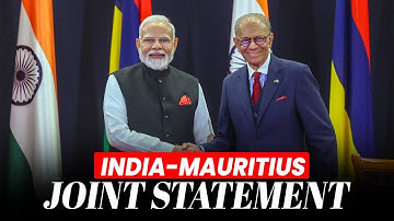 LIVE: PM Modi and Mauritius PM Ramgoolam Joint Statement | India | Mauritius | Kashi | Varanasi